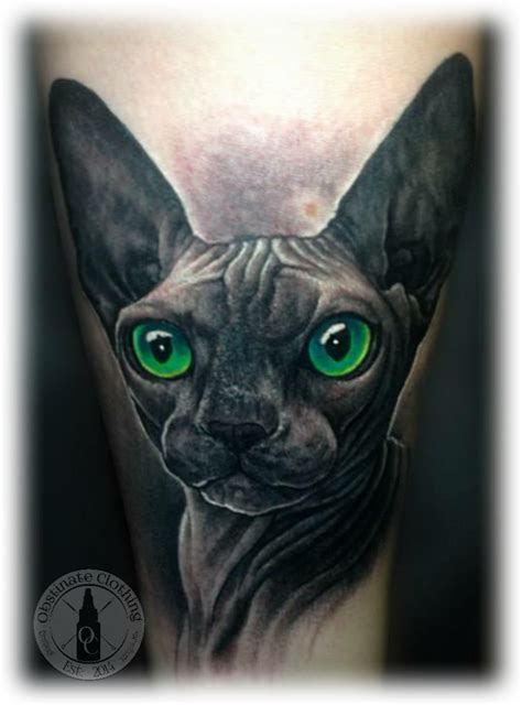 Stepan Negur Obstinate Clothing Cat Tattoo Egypt Tattoo Sphynx