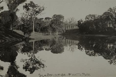 Parramatta River in Parramatta Park, image taken from a post card, ca. 1907 - Parramatta History ...