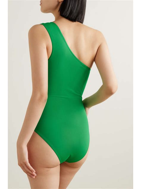 Eres Les Essentiels Effigie One Shoulder Swimsuit Net A Porter