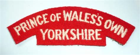 The Quartermaster S Store Prince Of Wales S Own Yorkshire Regiment