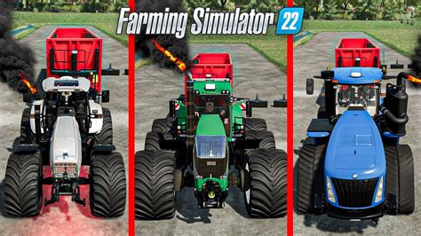 Quel Est Le Tracteur Le Plus PUISSANT De Farming Simulator 22 YouTube