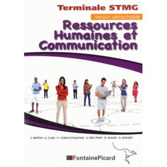 Ressources humaines et communication Term STMG broché Sébastien