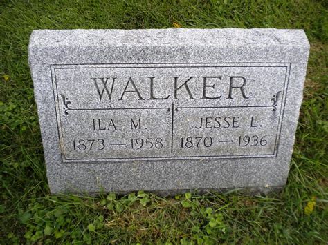 Jesse Leland Walker Monumento Find A Grave