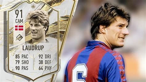 91 Prime Icon Laudrup Player Review Fifa 23 Youtube