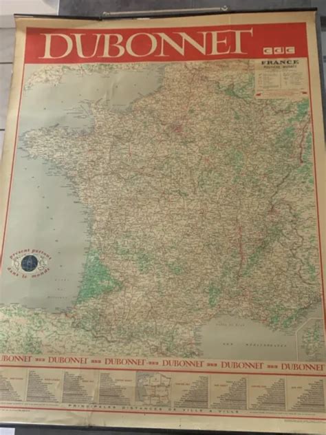 Ancienne Affiche Carte Routi Re De France Eur Picclick Fr