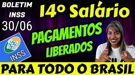 PREPARE SE 14 SALÁRIO INSS PAGAMENTOS LIBERADOS 01 07 05 07