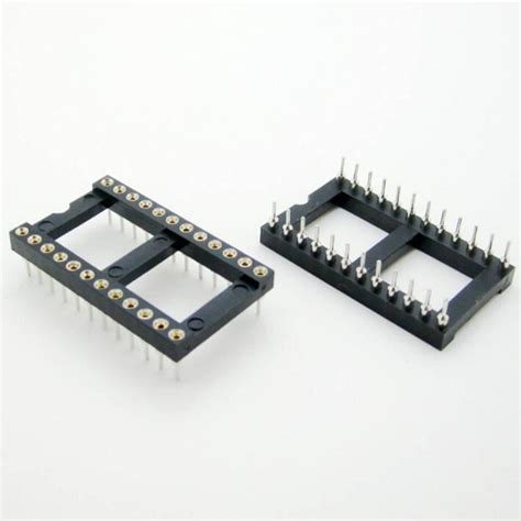 Customized Pin Double Row Mm Pitch Dip Ic Socket Pin Header