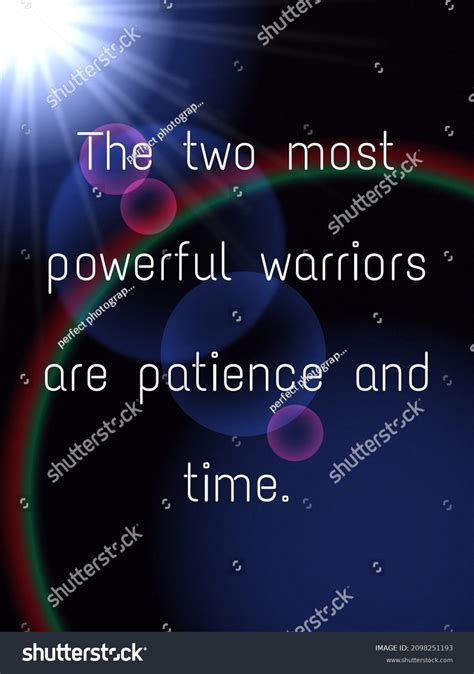 Two Most Powerful Warriors Patience Time Stock Illustration 2098251193