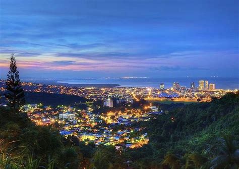 Port Of Spain From Fort George At Night 🇹🇹 Port Of Spain Trinidad