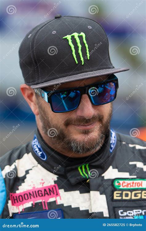 Ken Block American Professional Rally Driver During The Red Bull GRC