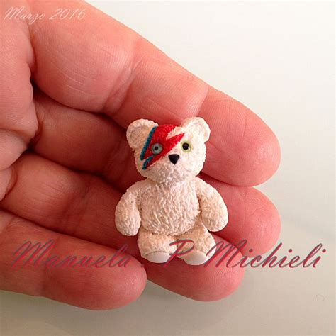 Bowie Bear My Tribute To Mr Bowie Polymer Clay Bearaddin Sane By