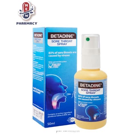 BETADINE SORE THROAT SPRAY 0 45 50ML Exp 05 2025 Shopee Malaysia