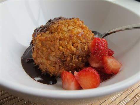 Coconut Cornflake Fried Ice Cream Recipe