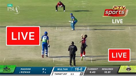 Ptv Sports Live Psl Live Streaming Hbl Psl Live Match Multan Sultans