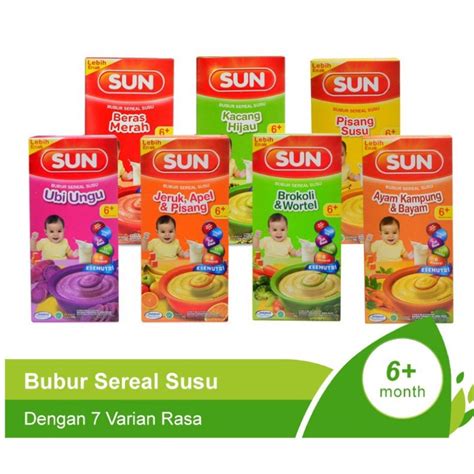 Jual Sun Bubur Sereal Susu Box G Shopee Indonesia