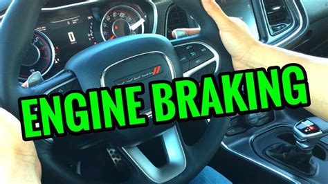 HOW To ENGINE BRAKE Using PADDLE SHIFTERS Easy TUTORIAL YouTube