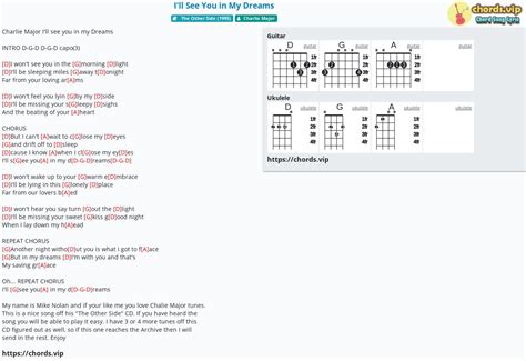 Chord I Ll See You In My Dreams Tab Song Lyric Sheet Guitar