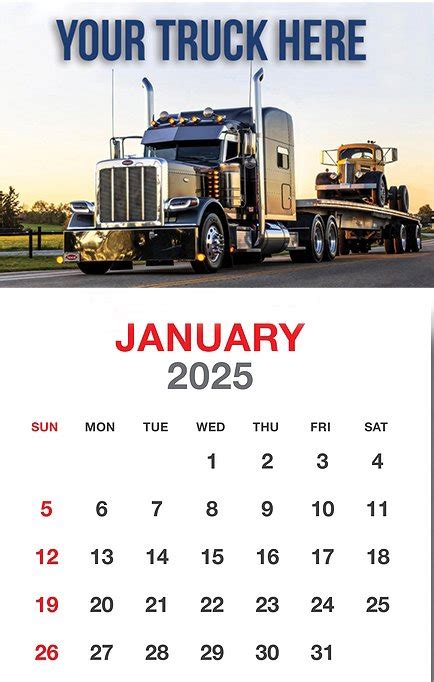 Ohio Peterbilt — Calendar Challenge Details