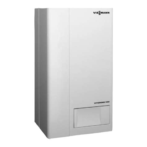 VIESSMANN VITOPEND 200 NOTICE D UTILISATION Télécharger le Pdf ManualsLib