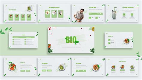 Free Charming Food Background Powerpoint Google Slides Templates