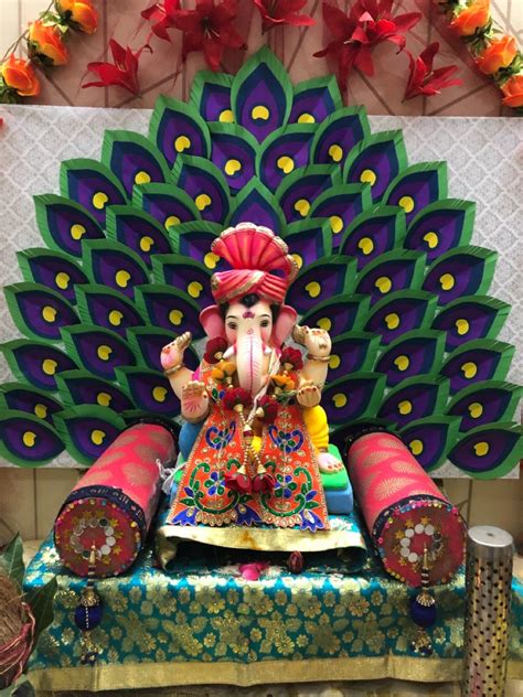 10 Ganpati Flower Decoration Ideas For Home