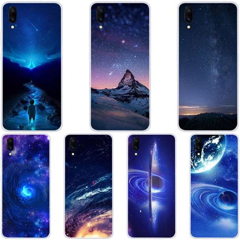 Buy For Vivo X Phone Case Carton Starry Sky Moon Painted Soft Cover