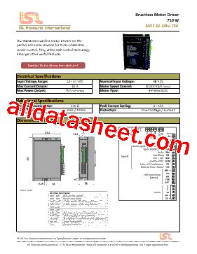 Mot Bl Drv Datasheet Pdf List Of Unclassifed Manufacturers