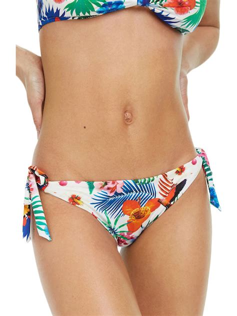 Desigual Bikini Slip με Κορδονάκια Μωβ 20SWMK11 9019 Skroutz gr