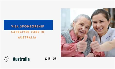 Visa Sponsorship Caregiver Jobs In Australia 2024