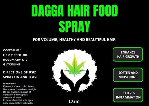 Dagga Hair Food Spray · Chemical On Tap