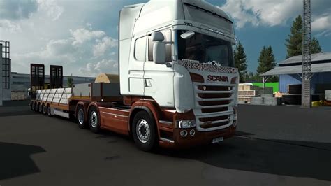 Slav Jerry Scania RJL V8 Open Pipe Sound SJ Concept V0 8 Update Euro