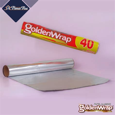 Venta Rollo Papel Aluminio Repuesto Metros Marca Goldenwrap Bogot