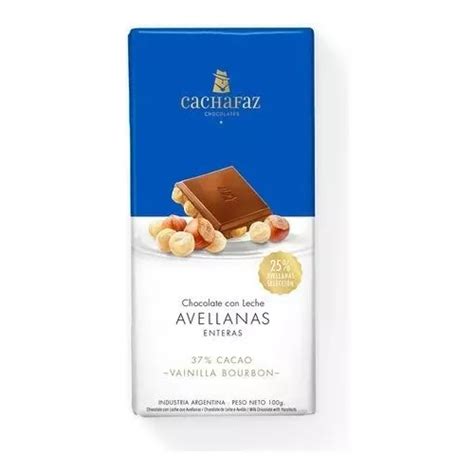 Cachafaz Tableta Chocolate Con Leche Avellanas Enteras 100gr MercadoLibre