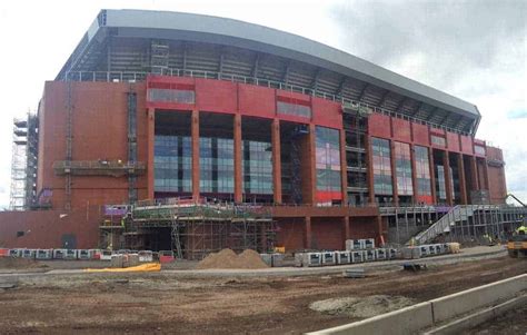 Anfield Expansion: Work continues around stadium ahead of new season ...