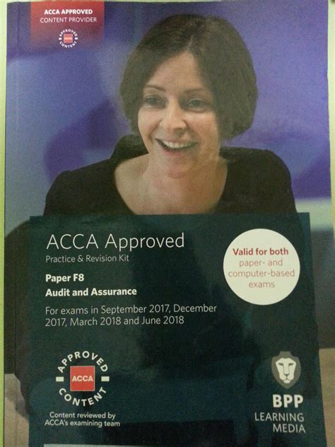 ACCA BPP F8 Study Text Revision Kit And Passcards Books Stationery