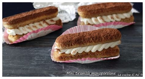 Mini tiramisù monoporzione dolcino goloso LA CUCINA DI ASI