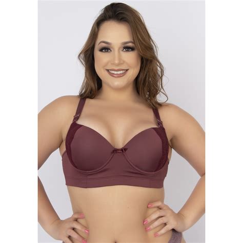 Promoção Sutiã Drapeado Reforçado Renda Bojo Lingerie Plus Size Sensual Sexy Shopee Brasil