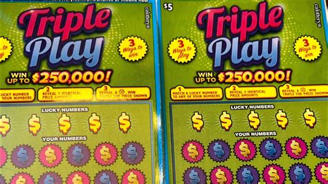 Triple Play Newest Ca Lottery Ticket Scratchers Calottery