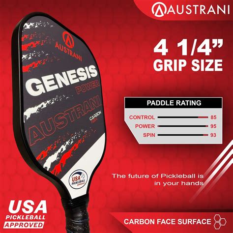 Austrani Genesis Power Pickleball Paddledefault Title Pickleball