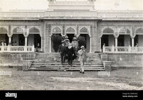 Lord Irwin, Viceroy of India, at Daly College, Indore, India Stock Photo - Alamy