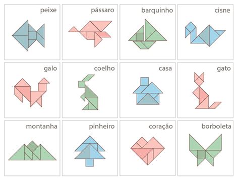 Tangram Figuras Com Nomes