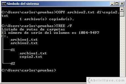 Copiar Archivos En CMD Tutorial De CMD Abrirllave