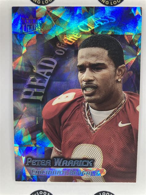 Fleer Ultra Head Of The Class Peter Warrick Of Hc Cincinnati