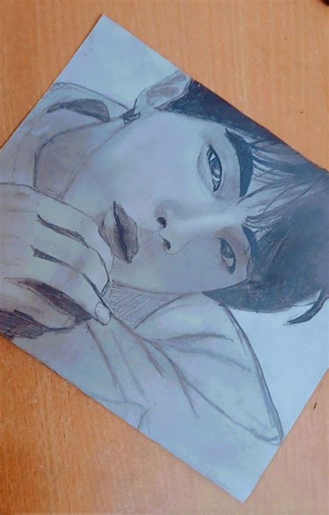 BTS Jin drawing Army | Drawings, Pencil drawings, Male sketch