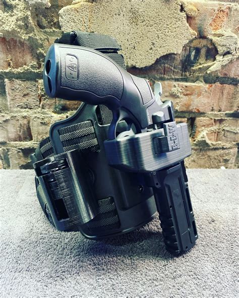 3D print Umarex Elite Force H8R Gen2 CO2 Revolver Holster • made with ...