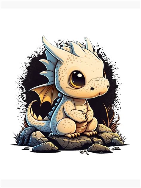 "Very Cute Anime Dragon" Poster for Sale by Coolea | Redbubble