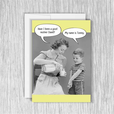 Funny Forgetful Mother Birthday Card, Funny Birthday Card, Funny Greeting Card for Mom, Gift for ...