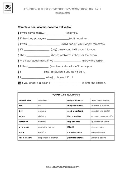 Conditional Ejercicios Resueltos Y Comentados