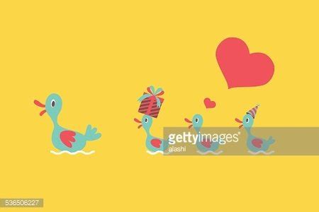 Mother And Baby Duck Stock Clipart | Royalty-Free | FreeImages