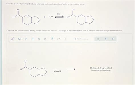 solved   mechanism   base catalyzed cheggcom